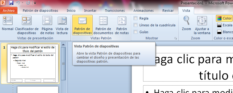Cómo crear una plantilla en powerpoint