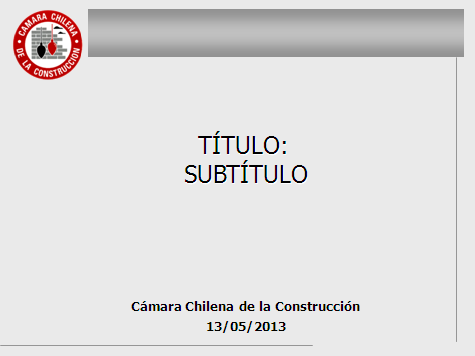 Plantilla Cámara de la Construcción