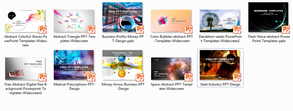Pack de templates para powerpoint