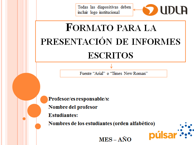 Formato de Presentación UDLA - Chile